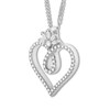 Thumbnail Image 2 of Emmy London Diamond Heart Necklace 1/5 ct tw Sterling Silver