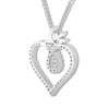 Emmy London Diamond Heart Necklace 1/5 ct tw Sterling Silver