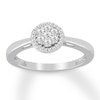 Thumbnail Image 0 of Diamond Ring 1/4 ct tw Round-cut 10K White Gold
