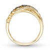 Le Vian Diamond Ring 7/8 ct tw Bezel-set & Round 14K Honey Gold