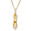 Thumbnail Image 2 of Emmy London Diamond Shoe Necklace 3/4 ct tw 14K Yellow Gold 20&quot;