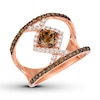 Thumbnail Image 0 of Le Vian Chocolate Diamond Silhouette Ring 1 ct tw 14K Gold