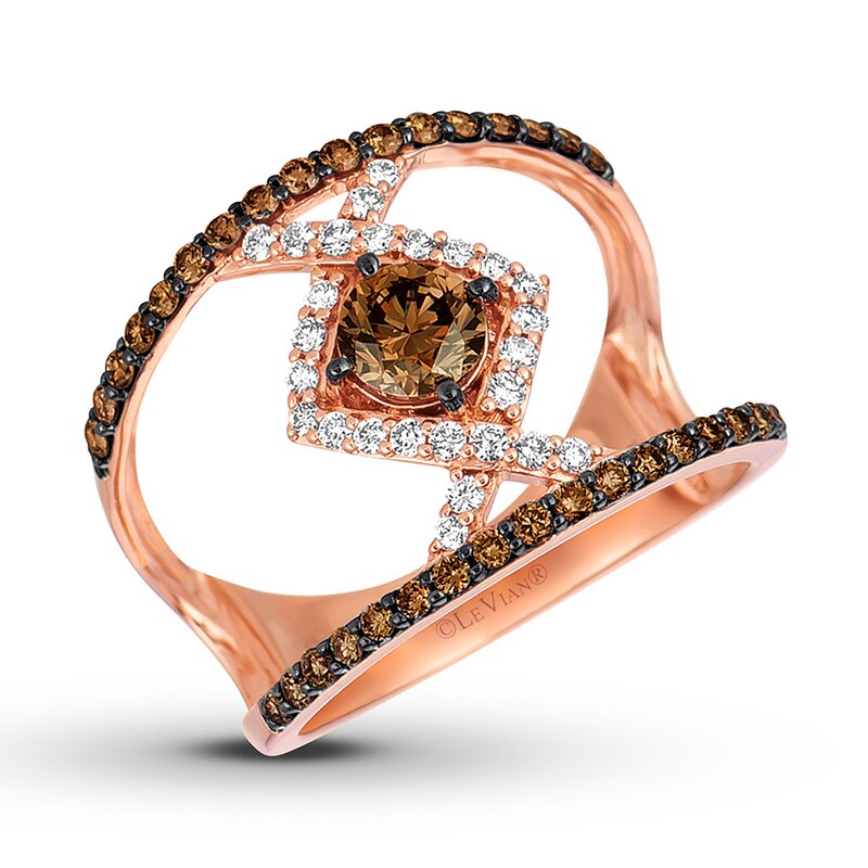 Le Vian Chocolate Diamond Silhouette Ring 1 ct tw 14K Gold