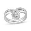 Convertibilities Diamond Rings 1/10 ct tw Sterling Silver