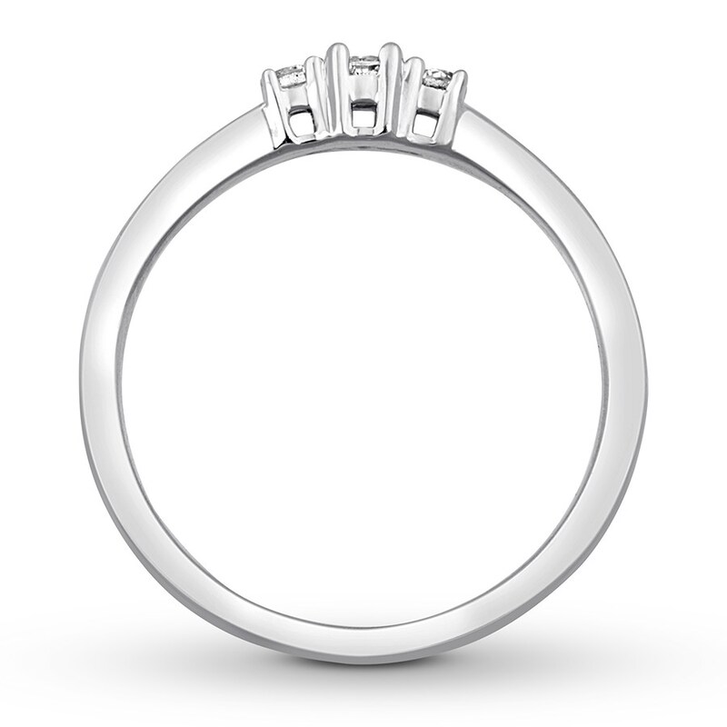 Diamond Ring 1/10 ct tw Round-cut Sterling Silver