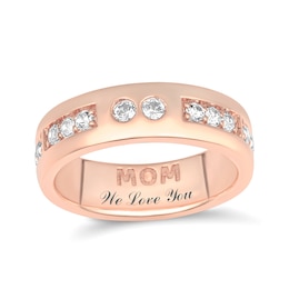 Morse Code MOM Ring (1 Line)