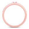 Thumbnail Image 3 of Emmy London Diamond Ring 1/8 ct tw Round-cut 10K Rose Gold