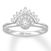 Thumbnail Image 1 of Emmy London Diamond Ring 3/8 ct tw Sterling Silver