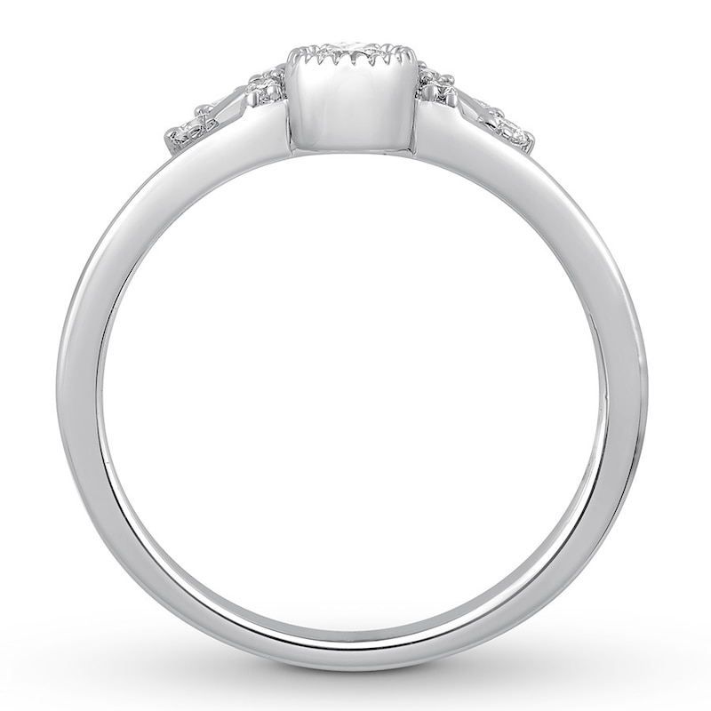 Main Image 2 of Emmy London Diamond Ring 3/8 ct tw Sterling Silver