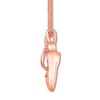 Thumbnail Image 2 of Emmy London Diamond Baby Shoe Necklace 1/20 ct tw 10K Rose Gold