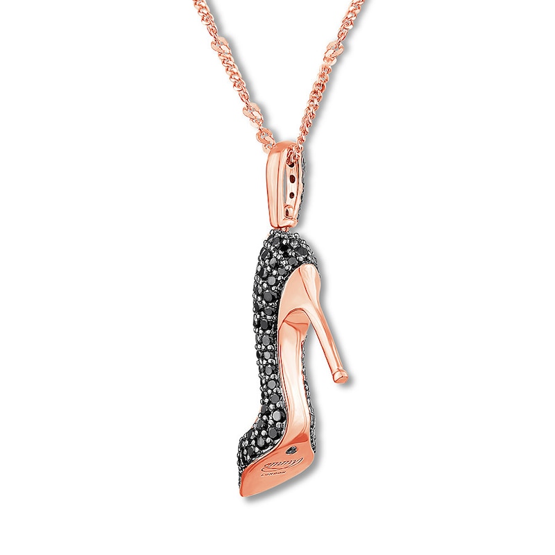 Main Image 2 of Emmy London Diamond Shoe Necklace 3/4 ct tw 14K Rose Gold
