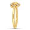 Thumbnail Image 2 of Diamond Fashion Ring 1/4 Carat tw 10K Yellow Gold
