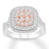 Thumbnail Image 0 of Diamond Ring 1 ct tw Round-cut 10K Two-Tone Gold