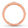 Thumbnail Image 2 of Diamond Tiara Ring 1/4 ct tw Round-cut 10K Rose Gold