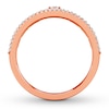 Thumbnail Image 1 of Diamond Tiara Ring 1/4 ct tw Round-cut 10K Rose Gold