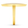 Thumbnail Image 2 of Diamond North South Ring 1/4 ct tw Round-cut 10K Yellow Gold