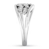Thumbnail Image 2 of Diamond Ring 3/8 ct tw Round-cut 10K White Gold