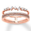 Thumbnail Image 0 of Diamond Ring 1/4 ct tw Baguette & Round 10K Rose Gold