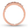 Thumbnail Image 1 of Diamond Ring 1/4 ct tw Baguette & Round 10K Rose Gold