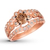 Thumbnail Image 0 of Le Vian Chocolate Diamond Ring 7/8 ct tw 14K Strawberry Gold