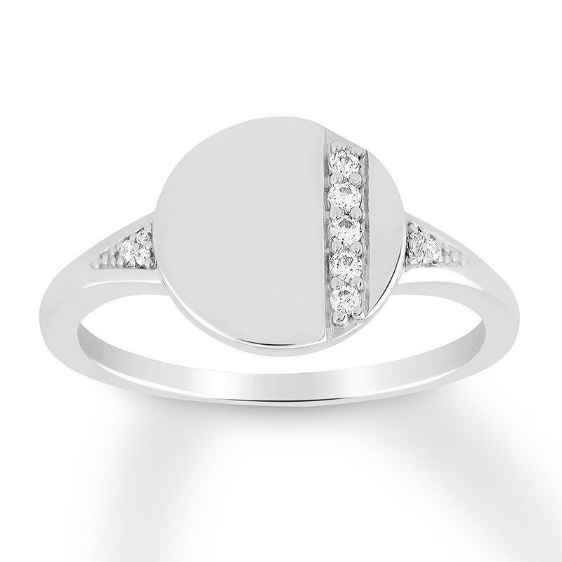 Diamond Fashion Ring 1/15 Carat tw Sterling Silver