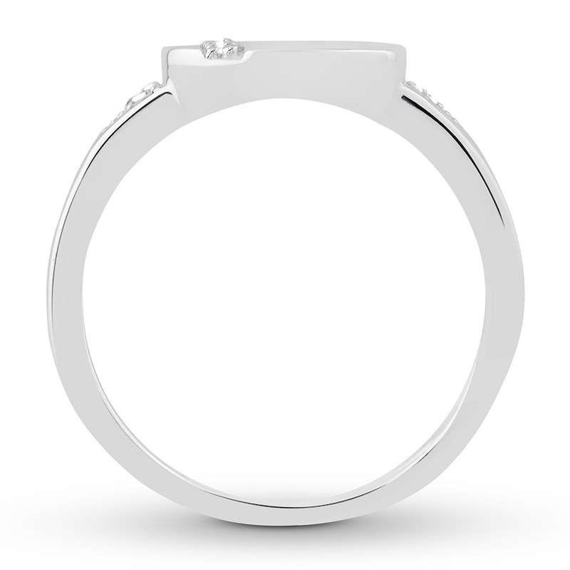 Diamond Fashion Ring 1/15 Carat tw Sterling Silver