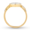 Thumbnail Image 1 of Diamond Promise Ring 1/4 ct tw Round-cut 10K Yellow Gold