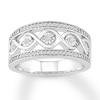 Thumbnail Image 0 of Diamond Ring 1/8 ct tw Round-cut Sterling Silver
