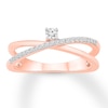 Thumbnail Image 0 of Diamond Ring 1/6 ct tw Round-cut 10K Rose Gold