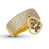 Thumbnail Image 0 of Le Vian Diamond Paw Print Ring 1-5/8 ct tw 14K Honey Gold