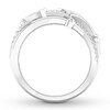Thumbnail Image 1 of Diamond Ring 1/2 ct tw Round-cut 10K White Gold