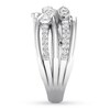 Thumbnail Image 2 of Diamond Ring 1/2 ct tw Round-cut 10K White Gold