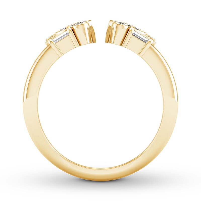 Diamond Deconstructed Ring 1/4 ct tw 10K Yellow Gold