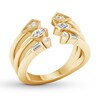 Thumbnail Image 3 of Diamond Deconstructed Ring 1/4 ct tw 10K Yellow Gold