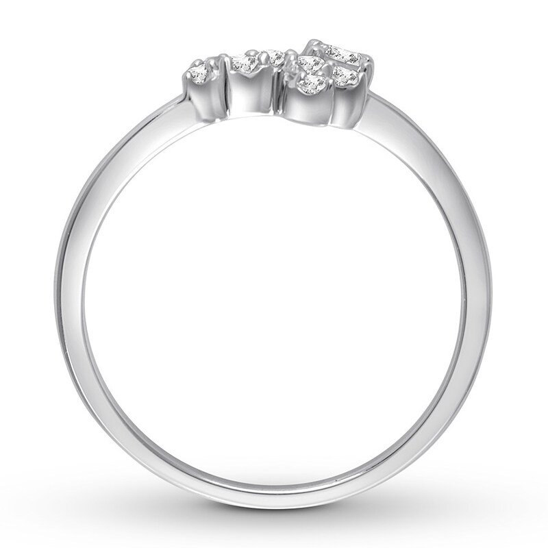 Diamond Ring 1/5 ct tw Round-cut 14K White Gold