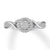 Thumbnail Image 0 of Diamond Fashion Ring 1/5 Carat tw 10K White Gold