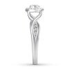 Thumbnail Image 2 of Diamond Fashion Ring 1/5 Carat tw 10K White Gold