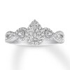 Thumbnail Image 1 of Diamond Fashion Ring 1/3 Carat tw 10K White Gold