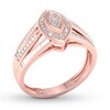 Thumbnail Image 3 of Diamond Ring 1/15 ct tw Round-cut 10K Rose Gold