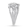 Thumbnail Image 2 of Woven Diamond Ring 1/3 ct tw Round-cut 10K White Gold