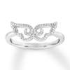 Thumbnail Image 1 of Wings Ring 1/8 ct tw Diamonds Sterling Silver