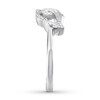 Thumbnail Image 3 of Wings Ring 1/8 ct tw Diamonds Sterling Silver