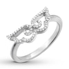 Thumbnail Image 4 of Wings Ring 1/8 ct tw Diamonds Sterling Silver