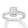 Thumbnail Image 1 of Diamond Ring 1/4 ct tw Round-cut Sterling Silver