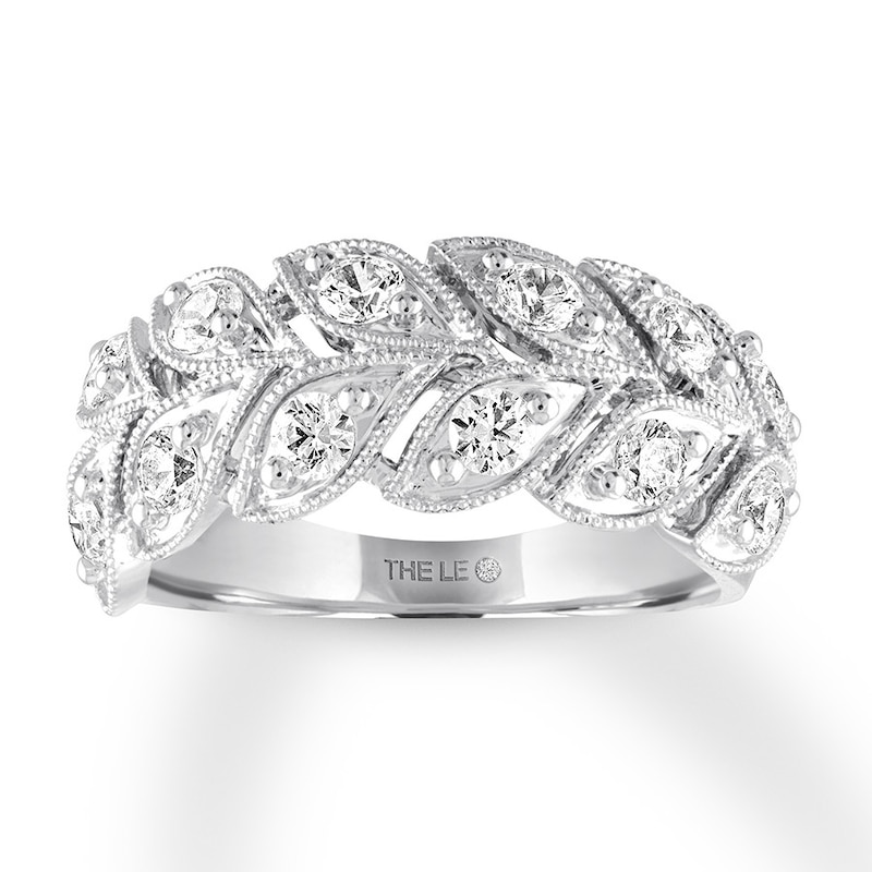 THE LEO Diamond Anniversary Band 1-1/3 ct tw 14K White Gold