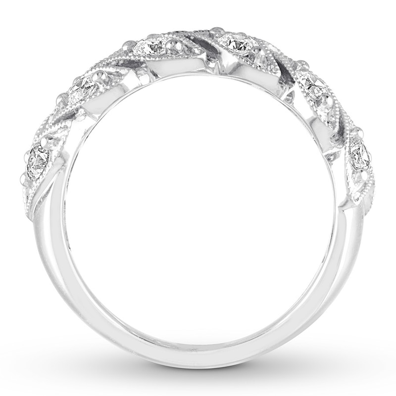 THE LEO Diamond Anniversary Band 1-1/3 ct tw 14K White Gold