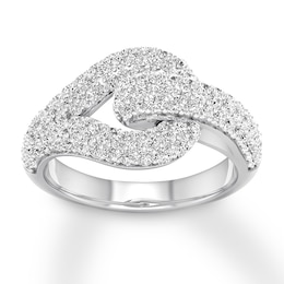 Love + Be Loved Diamond Ring 1-1/2 ct tw 14K White Gold