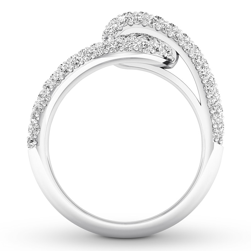 Love + Be Loved Diamond Ring 1-1/2 ct tw 14K White Gold