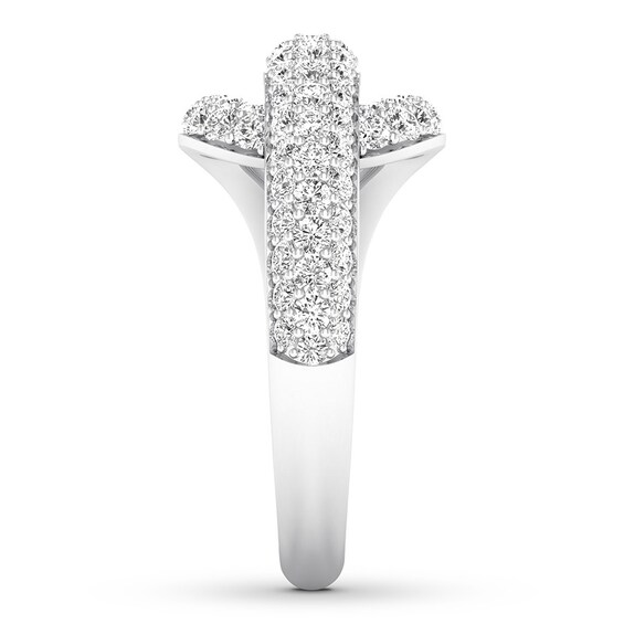 Love + Be Loved Diamond Ring 11/2 ct tw 14K White Gold Womens Rings