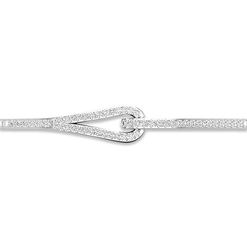 Love + Be Loved Diamond Bolo Bracelet 1/5 ct tw Sterling Silver
